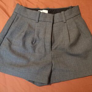 Dark grey shorts Babaton Aritzia